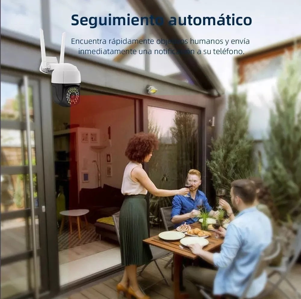 Camara Seguridad Robotica IP Wifi Full HD1080p PTZ 360° Zoom