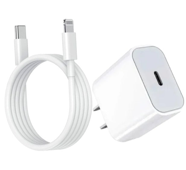 Cargador Completo Iphone 20W (USB-C a Lightning)