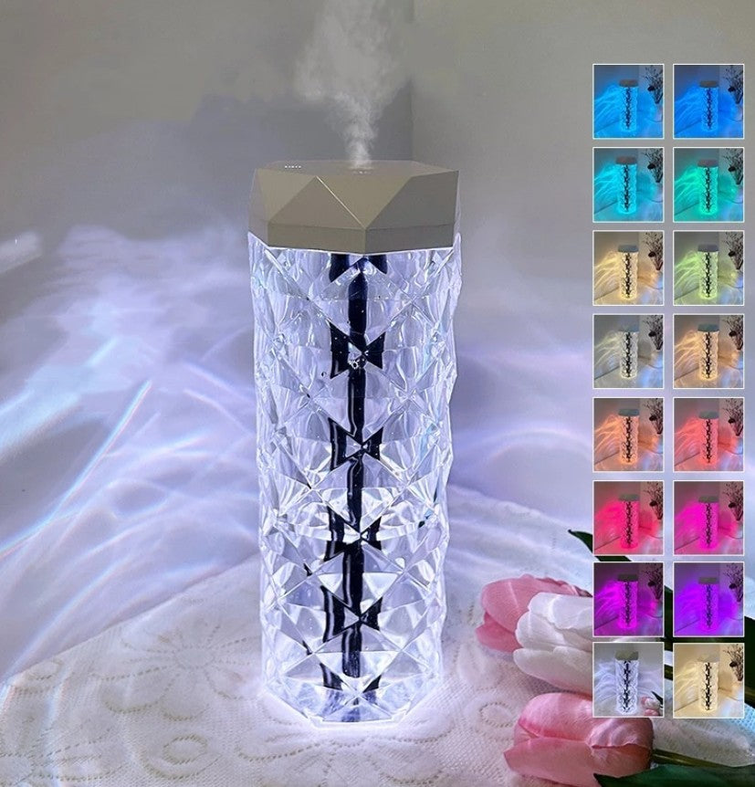 Lampara RGB Humificador Cristal