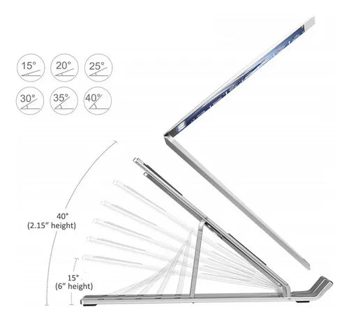 Base Soporte para Portatil en Aluminio