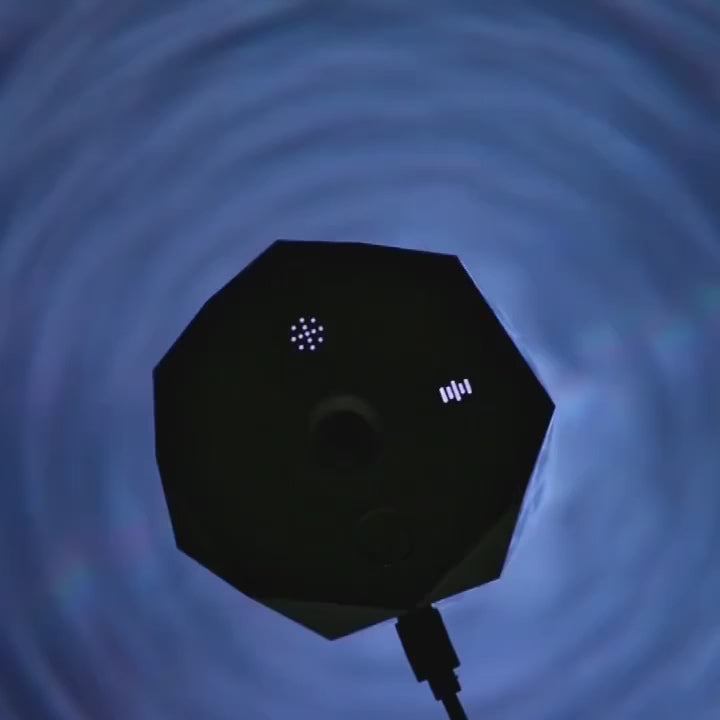 Lampara RGB Humificador Cristal